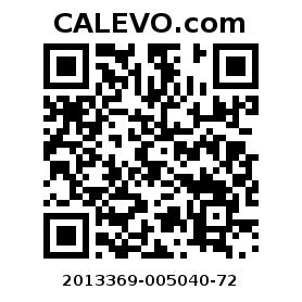 Calevo.com pricetag 2013369-005040-72
