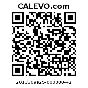 Calevo.com pricetag 2013369s25-000000-42