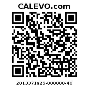 Calevo.com Preisschild 2013371s26-000000-40