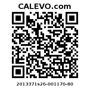 Calevo.com Preisschild 2013371s26-001170-80