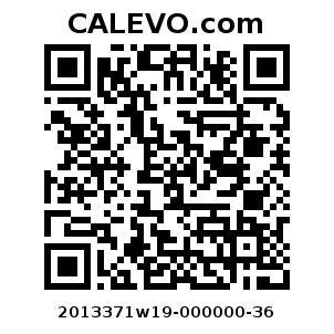 Calevo.com Preisschild 2013371w19-000000-36