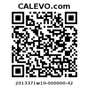 Calevo.com Preisschild 2013371w19-000000-42