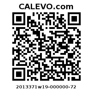 Calevo.com Preisschild 2013371w19-000000-72