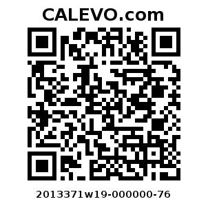 Calevo.com Preisschild 2013371w19-000000-76