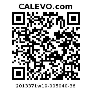 Calevo.com Preisschild 2013371w19-005040-36