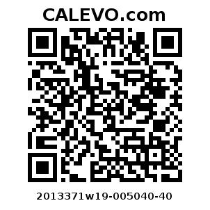 Calevo.com Preisschild 2013371w19-005040-40