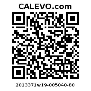 Calevo.com Preisschild 2013371w19-005040-80