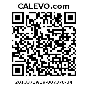 Calevo.com Preisschild 2013371w19-007370-34