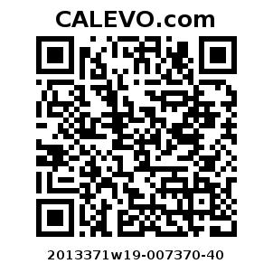 Calevo.com Preisschild 2013371w19-007370-40