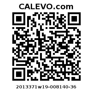 Calevo.com Preisschild 2013371w19-008140-36