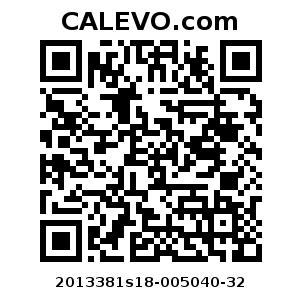 Calevo.com pricetag 2013381s18-005040-32