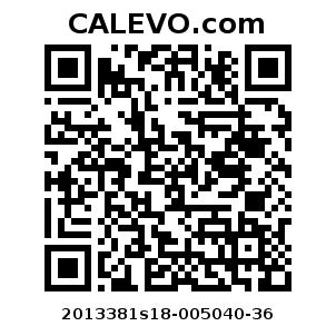 Calevo.com Preisschild 2013381s18-005040-36