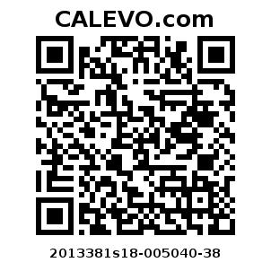 Calevo.com Preisschild 2013381s18-005040-38