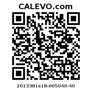 Calevo.com Preisschild 2013381s18-005040-40