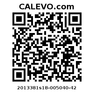 Calevo.com pricetag 2013381s18-005040-42