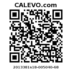 Calevo.com pricetag 2013381s18-005040-68