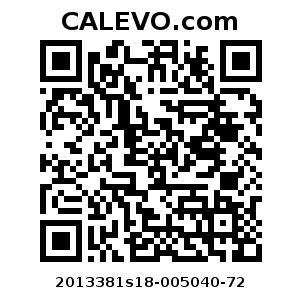 Calevo.com Preisschild 2013381s18-005040-72