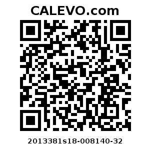 Calevo.com pricetag 2013381s18-008140-32