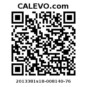 Calevo.com pricetag 2013381s18-008140-76