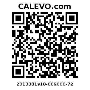 Calevo.com pricetag 2013381s18-009000-72