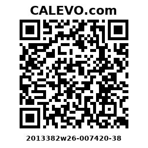 Calevo.com Preisschild 2013382w26-007420-38