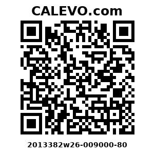 Calevo.com Preisschild 2013382w26-009000-80