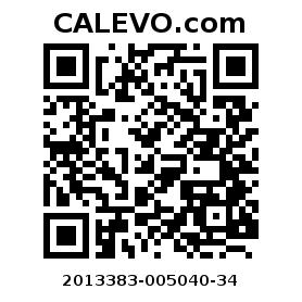 Calevo.com pricetag 2013383-005040-34