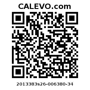 Calevo.com Preisschild 2013383s26-006380-34