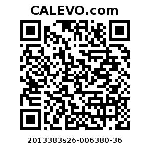 Calevo.com Preisschild 2013383s26-006380-36