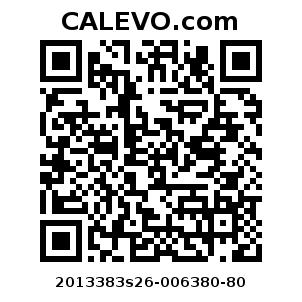 Calevo.com Preisschild 2013383s26-006380-80