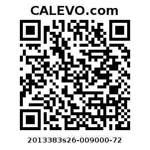 Calevo.com Preisschild 2013383s26-009000-72