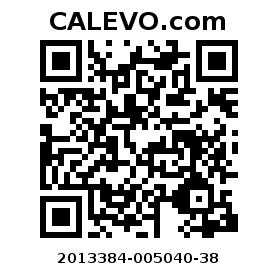 Calevo.com pricetag 2013384-005040-38