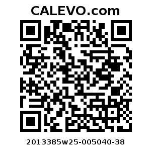 Calevo.com Preisschild 2013385w25-005040-38