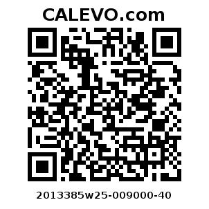 Calevo.com Preisschild 2013385w25-009000-40