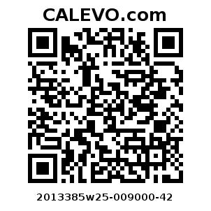 Calevo.com Preisschild 2013385w25-009000-42
