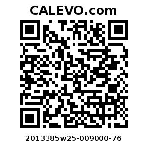 Calevo.com Preisschild 2013385w25-009000-76