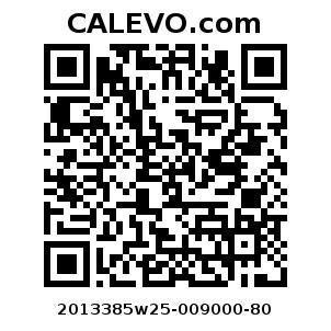 Calevo.com Preisschild 2013385w25-009000-80