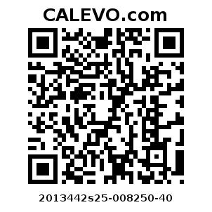 Calevo.com pricetag 2013442s25-008250-40