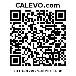 Calevo.com Preisschild 2013447w25-005010-36