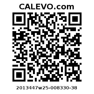 Calevo.com Preisschild 2013447w25-008330-38