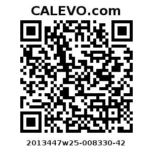 Calevo.com Preisschild 2013447w25-008330-42