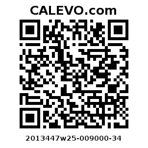 Calevo.com Preisschild 2013447w25-009000-34