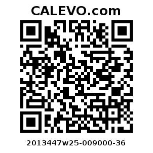 Calevo.com Preisschild 2013447w25-009000-36