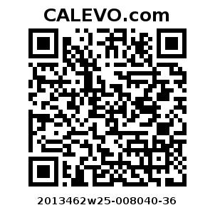 Calevo.com Preisschild 2013462w25-008040-36