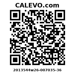 Calevo.com Preisschild 2013544w26-007035-36