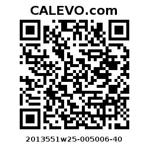 Calevo.com Preisschild 2013551w25-005006-40