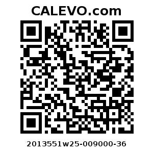 Calevo.com Preisschild 2013551w25-009000-36