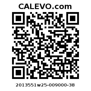 Calevo.com Preisschild 2013551w25-009000-38