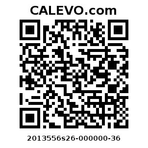 Calevo.com Preisschild 2013556s26-000000-36