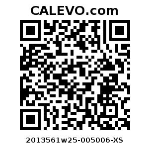 Calevo.com Preisschild 2013561w25-005006-XS